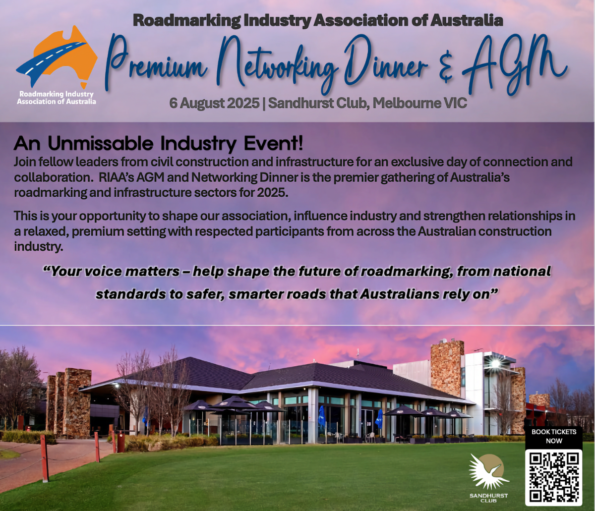 SANDHURST CLUB, MELBOURNE RIAA INDUSTRY AWARDS NIGHT, AUGUST 6, 2025